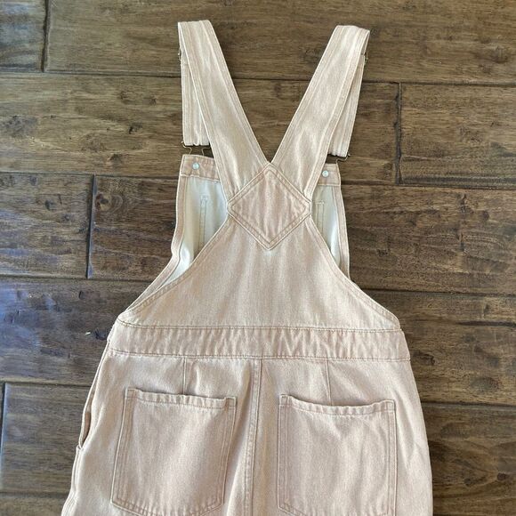 SPELL Classic Overalls Blush Straight Leg Women's Small 100% Organic Cotton Boho - Picture 5 of 15